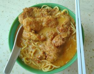 Laksa at Healthy Vegetarian 健康素食 in Central Singapore