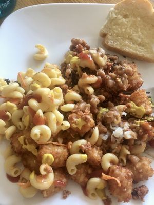 Garbage Plate at Fauxmaha in Omaha