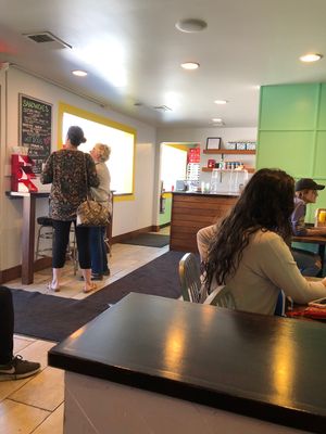 Inside the restaurant  at Fauxmaha in Omaha