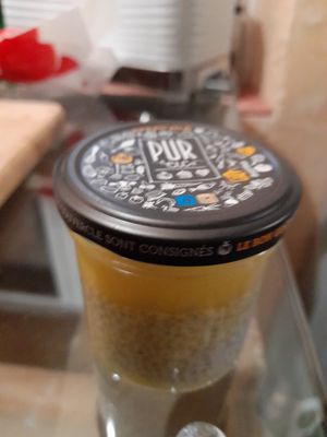 Chia pudding with vegan lemon curd at PUR etc - Place des Halles in Strasbourg