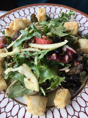 pickled fennel salad with tofu  at Juju in Durham