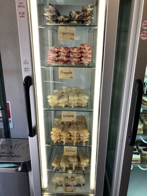 Popsicles at L'arte del Gelato in Verona