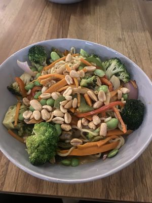 Veggie noodles - delicious!   at Pezetarian in Cartagena