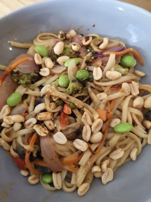 Veggie Noodles (Pad Thai) at Pezetarian in Cartagena