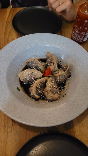 Gyozas veganas at Pezetarian in Cartagena