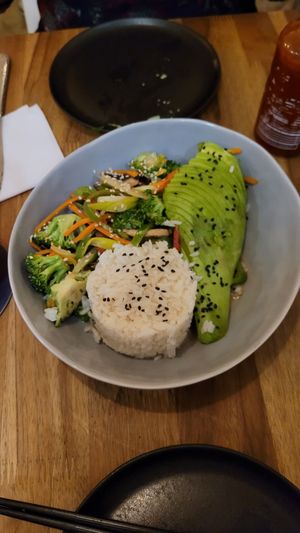Wok vegano at Pezetarian in Cartagena