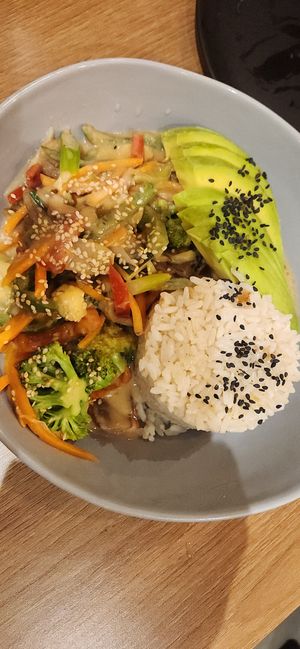 Salad at Pezetarian in Cartagena