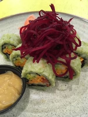 Sushi Green at Pezetarian in Cartagena