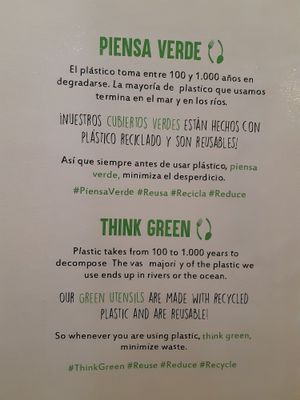 They use reusable utensils at Pezetarian in Cartagena