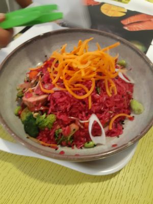 Rice del campo at Pezetarian in Cartagena