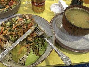 One of the best spots in town for healthy vegan food.  at Pezetarian in Cartagena