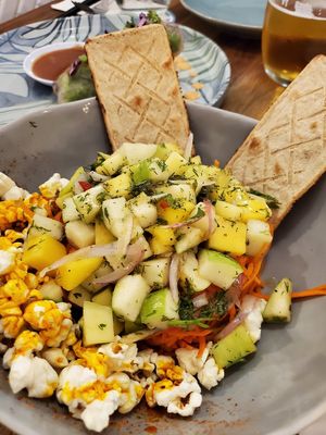 Mango Ceviche at Pezetarian in Cartagena
