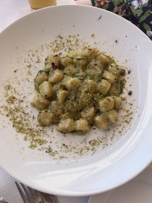 Gnocchi   at Perla Blu in La Maddalena