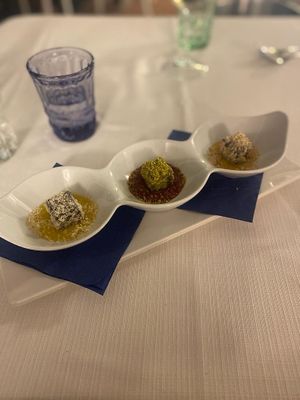 Dessert at Perla Blu in La Maddalena