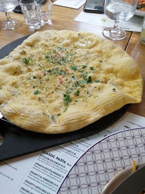 Vegan garlic bread at ASK Italian in Lichfield