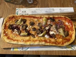 Make your own vegan pizza!😍🍕 at ASK Italian in Lichfield