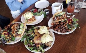 delicious  at Chickpea Restaurant in Vancouver