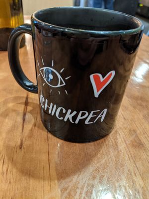 Drip coffee at Chickpea Restaurant in Vancouver