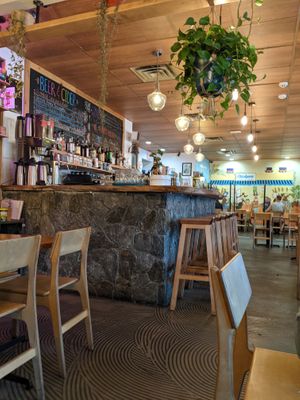 interior at Chickpea Restaurant in Vancouver