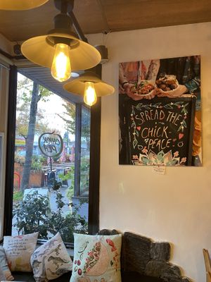 Paint at Chickpea Restaurant in Vancouver