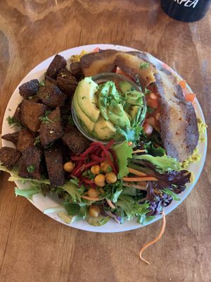   at Chickpea Restaurant in Vancouver