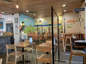   at Chickpea Restaurant in Vancouver