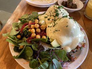 Avocado Benny   at Chickpea Restaurant in Vancouver