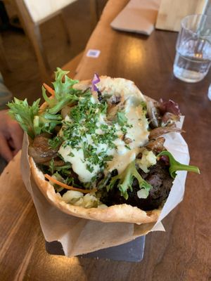 Chickebab   at Chickpea Restaurant in Vancouver