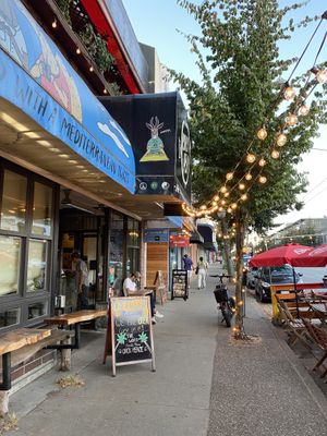 Beautiful space in a beautiful neighbourhood   at Chickpea Restaurant in Vancouver