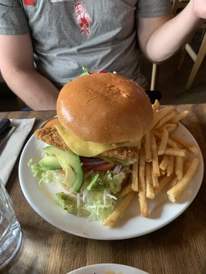   at Chickpea Restaurant in Vancouver