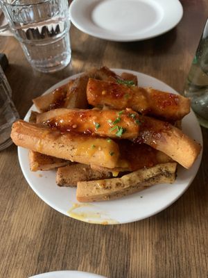 Chickpea Fries   at Chickpea Restaurant in Vancouver
