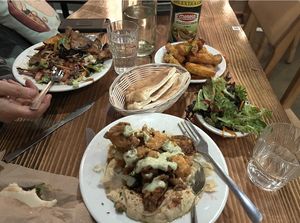   at Chickpea Restaurant in Vancouver