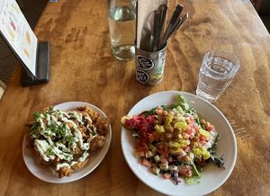   at Chickpea Restaurant in Vancouver