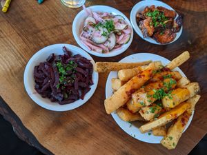 Chickpea tapas at Chickpea Restaurant in Vancouver