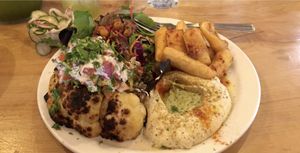   at Chickpea Restaurant in Vancouver