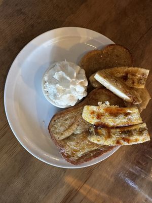 French toast   at Chickpea Restaurant in Vancouver