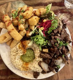   at Chickpea Restaurant in Vancouver