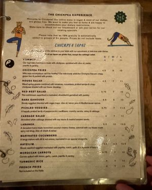   at Chickpea Restaurant in Vancouver