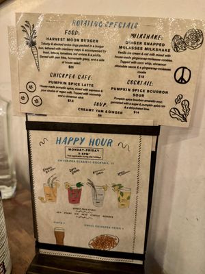   at Chickpea Restaurant in Vancouver