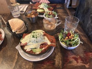   at Chickpea Restaurant in Vancouver