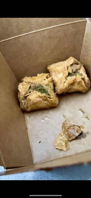 Mmm Backlava  at Chickpea Restaurant in Vancouver