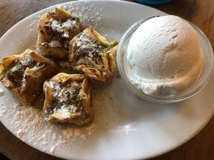 Baklava. at Chickpea Restaurant in Vancouver