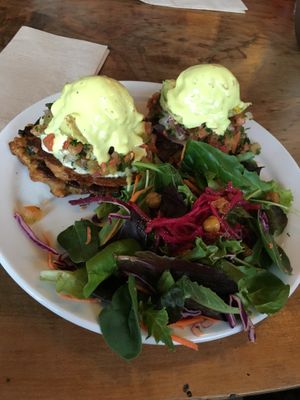 all day breakfast  at Chickpea Restaurant in Vancouver