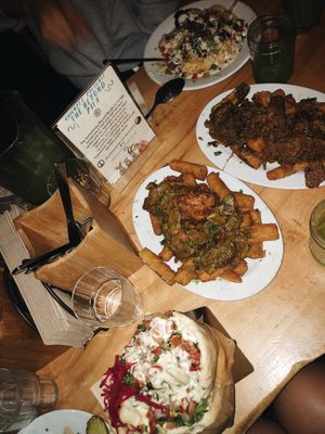 Chickpea fries at Chickpea Restaurant in Vancouver
