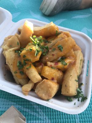 Chickpea fries at Chickpea Restaurant in Vancouver