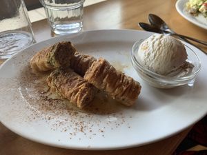 Baklava  at Chickpea Restaurant in Vancouver