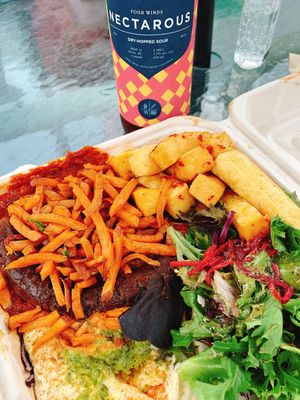 Shakshuka love! Yum! at Chickpea Restaurant in Vancouver