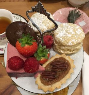 Vegan Afternoon Tea at Nutmegs Patisserie  in Gillingham