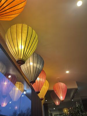 Nice lanterns  at Pho Phu Quoc in Dickson