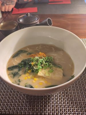 Miso ramen at Itadakizen in Shrewsbury